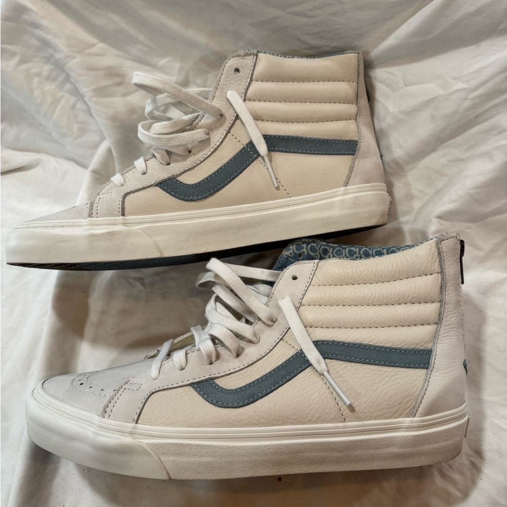 Vans Sk8-Hi Zip Nubuck Blanc de Blanc